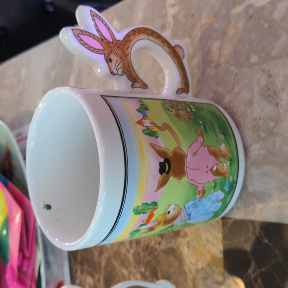 Easter egg mugs set of two. - Picture 2 of 4